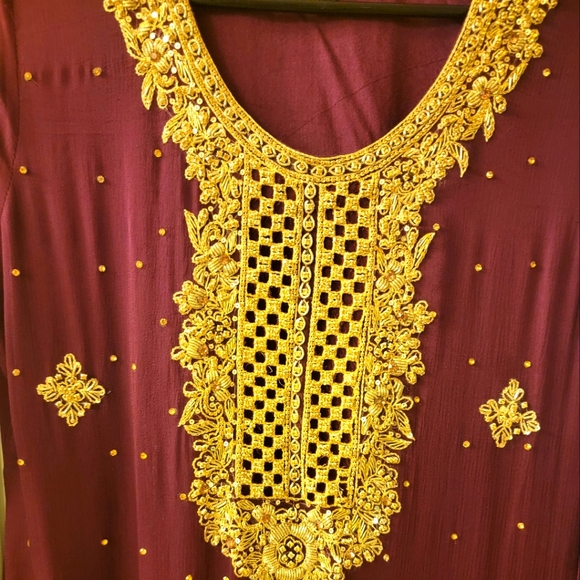 Indian pakistani formal party suit - Picture 4 of 5